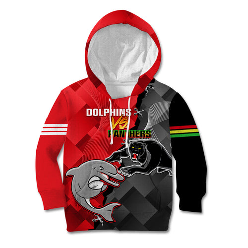 personalised-panthers-and-dolphins-kid-hoodie-sporty-version