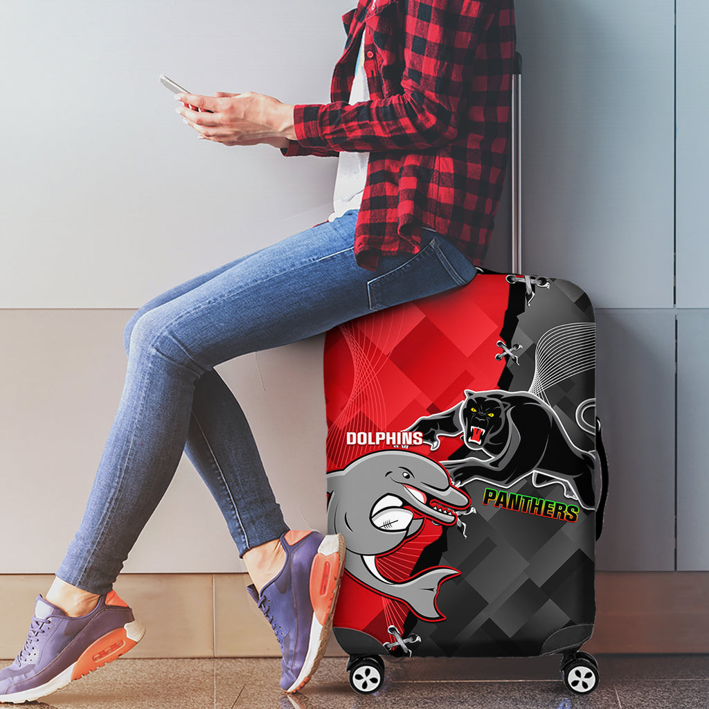 personalised-panthers-and-dolphins-luggage-cover-sporty-version