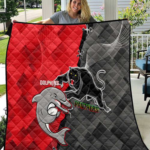 personalised-panthers-and-dolphins-quilt-sporty-version