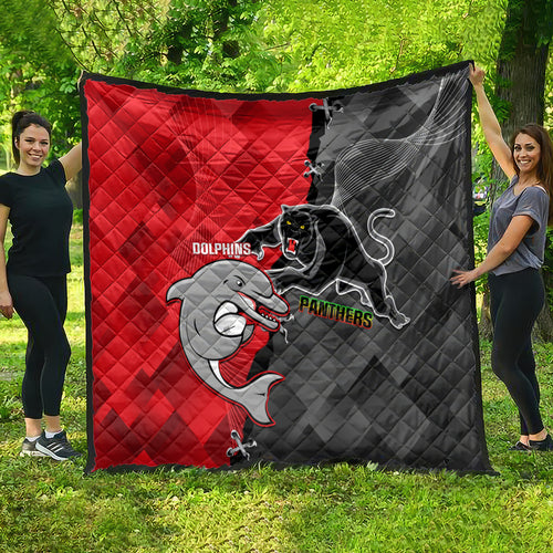 personalised-panthers-and-dolphins-quilt-sporty-version