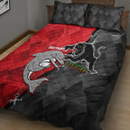 personalised-panthers-and-dolphins-quilt-bed-set-sporty-version