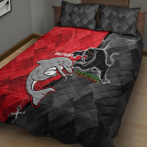 personalised-panthers-and-dolphins-quilt-bed-set-sporty-version