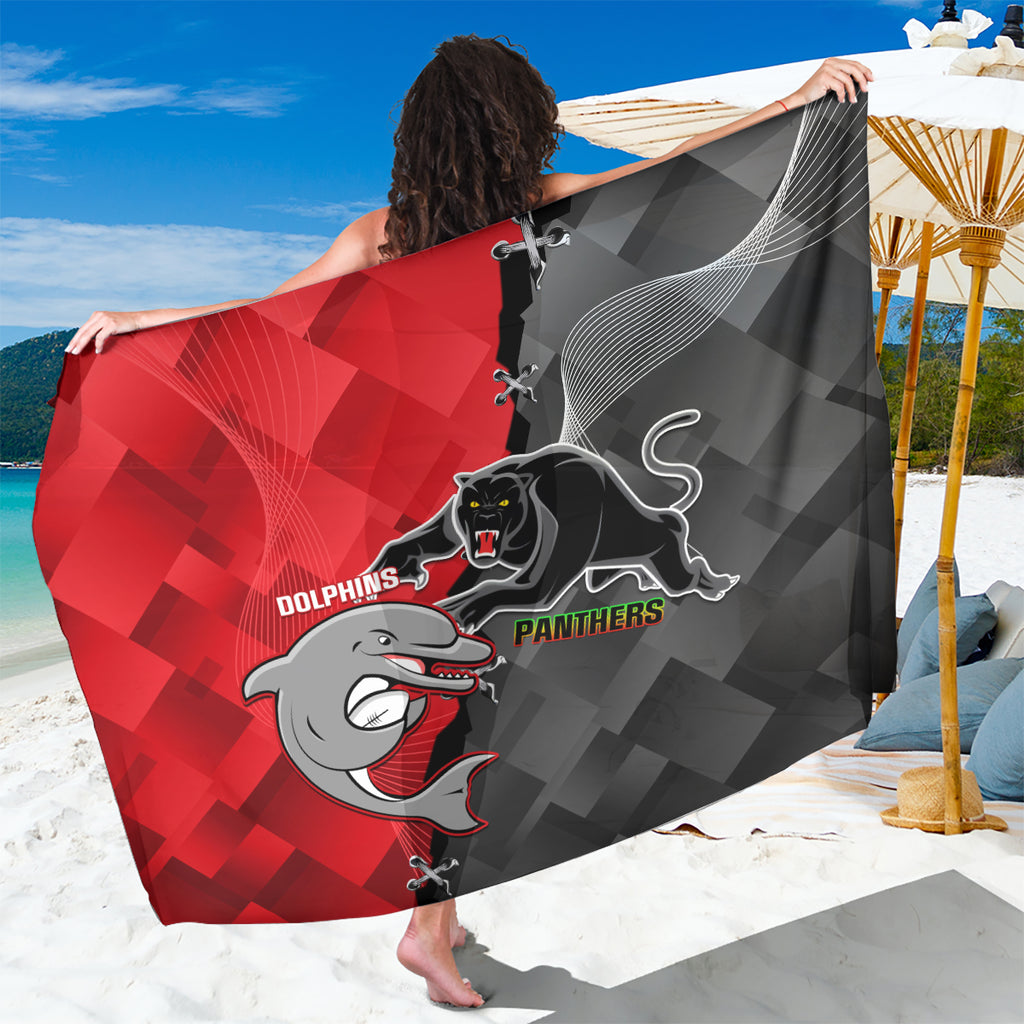 personalised-panthers-and-dolphins-sarong-sporty-version