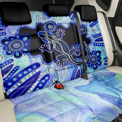 australia-back-car-seat-cover-aussie-opal-pattern-with-lizard-aboriginal-art-turquoise