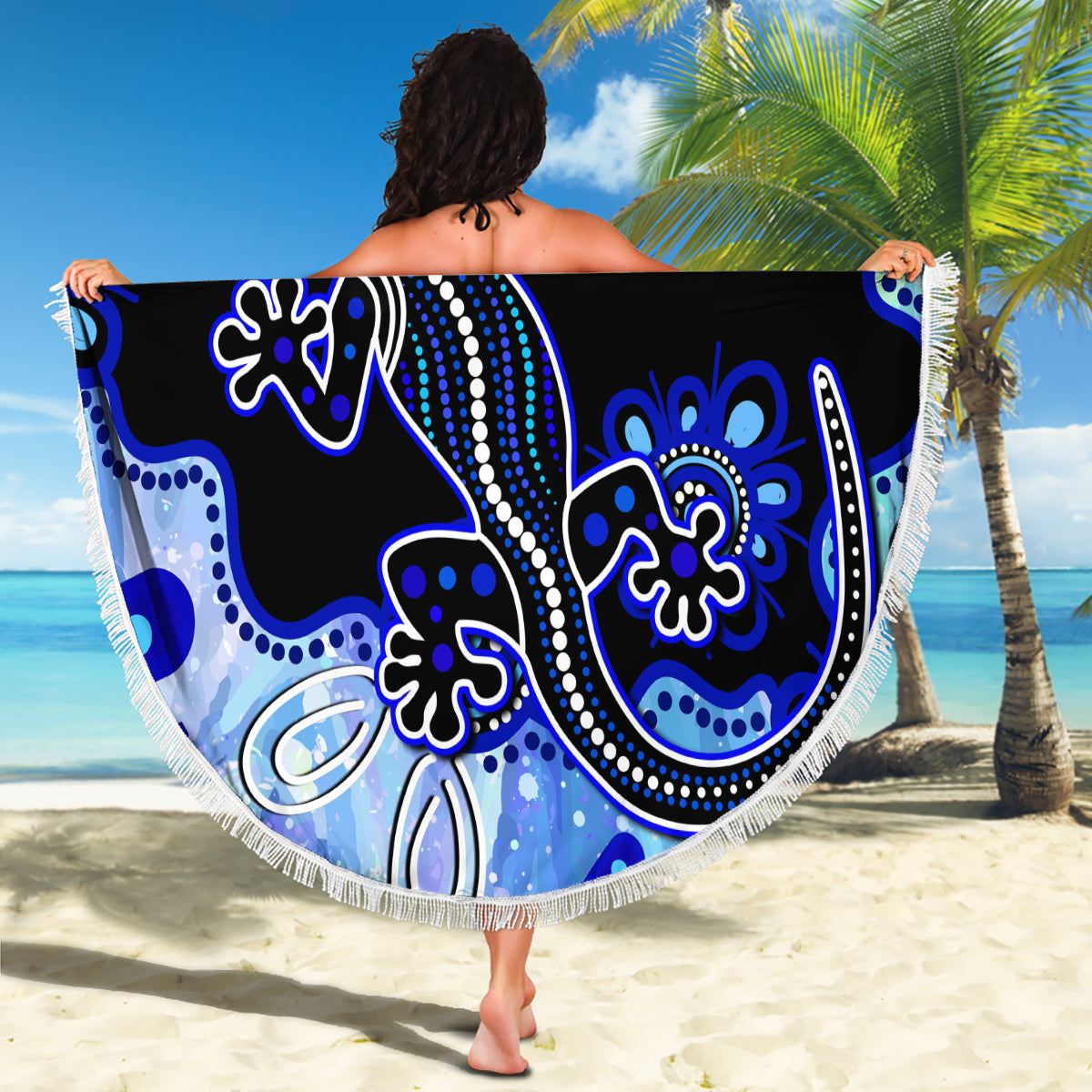 australia-beach-blanket-aussie-opal-pattern-with-lizard-aboriginal-art-turquoise