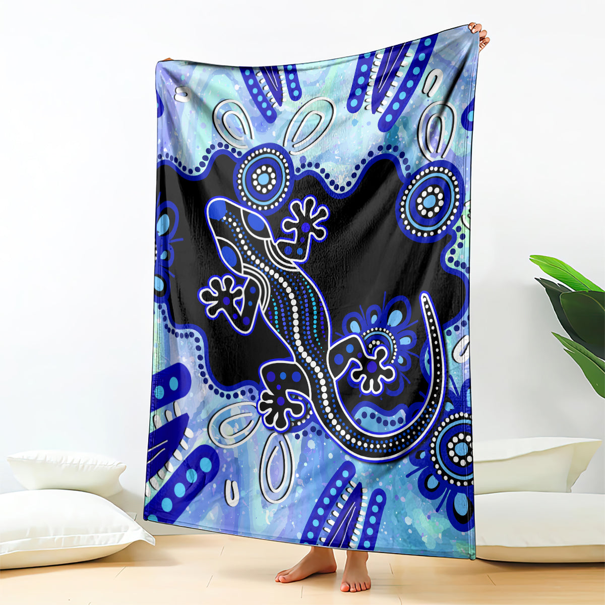 australia-blanket-aussie-opal-pattern-with-lizard-aboriginal-art-turquoise