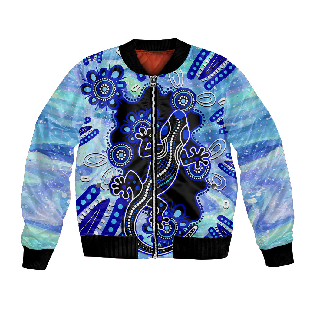 australia-bomber-jacket-aussie-opal-pattern-with-lizard-aboriginal-art-turquoise