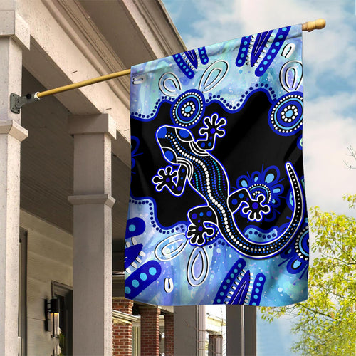 australia-garden-flag-aussie-opal-pattern-with-lizard-aboriginal-art-turquoise