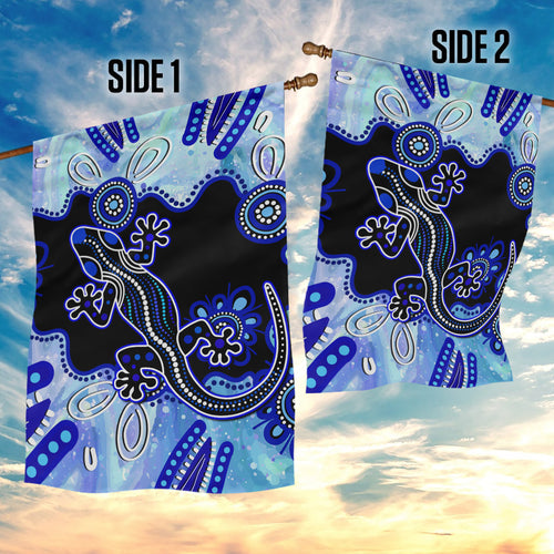 australia-garden-flag-aussie-opal-pattern-with-lizard-aboriginal-art-turquoise