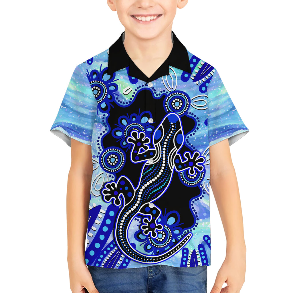 australia-hawaiian-shirt-aussie-opal-pattern-with-lizard-aboriginal-art-turquoise