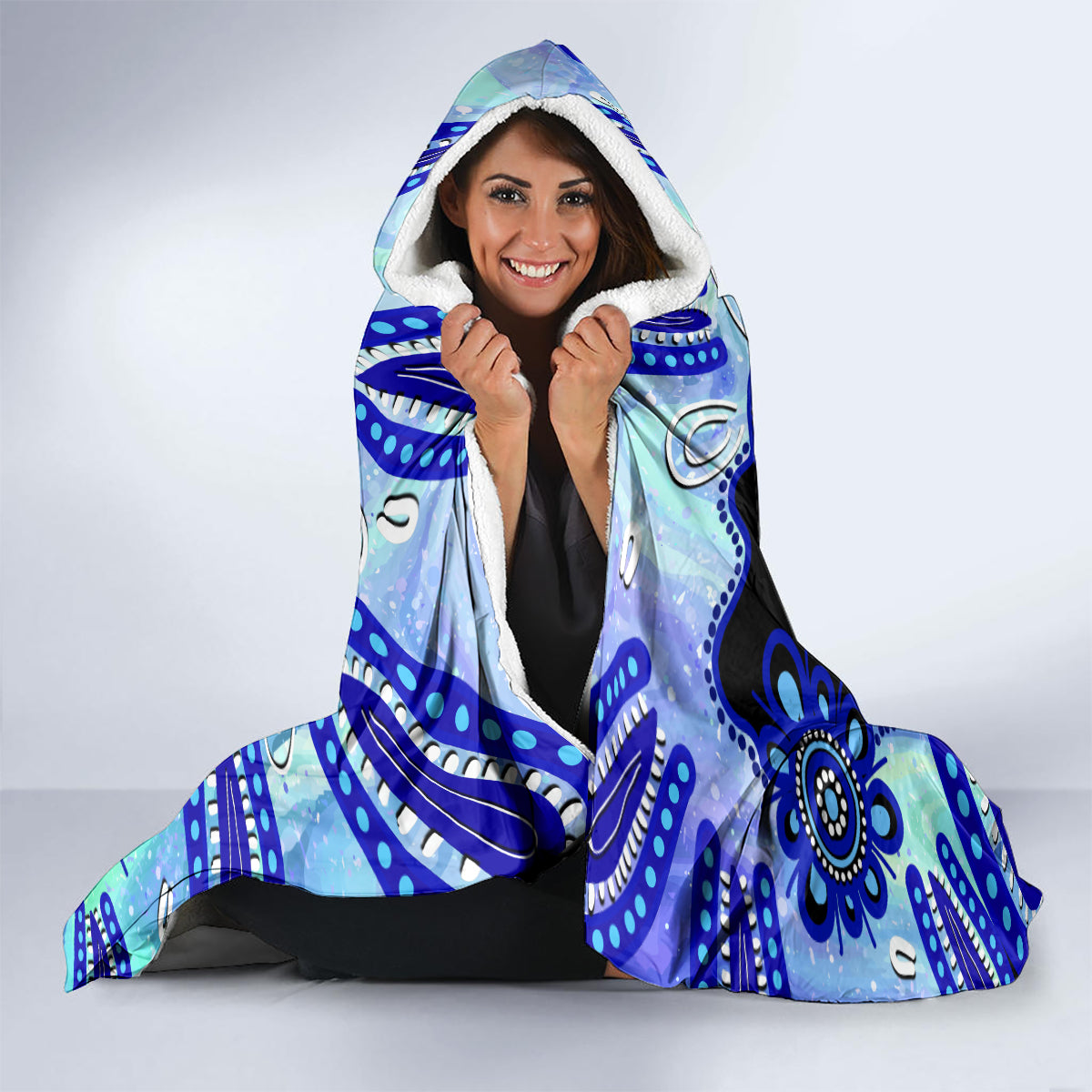 australia-hooded-blanket-aussie-opal-pattern-with-lizard-aboriginal-art-turquoise