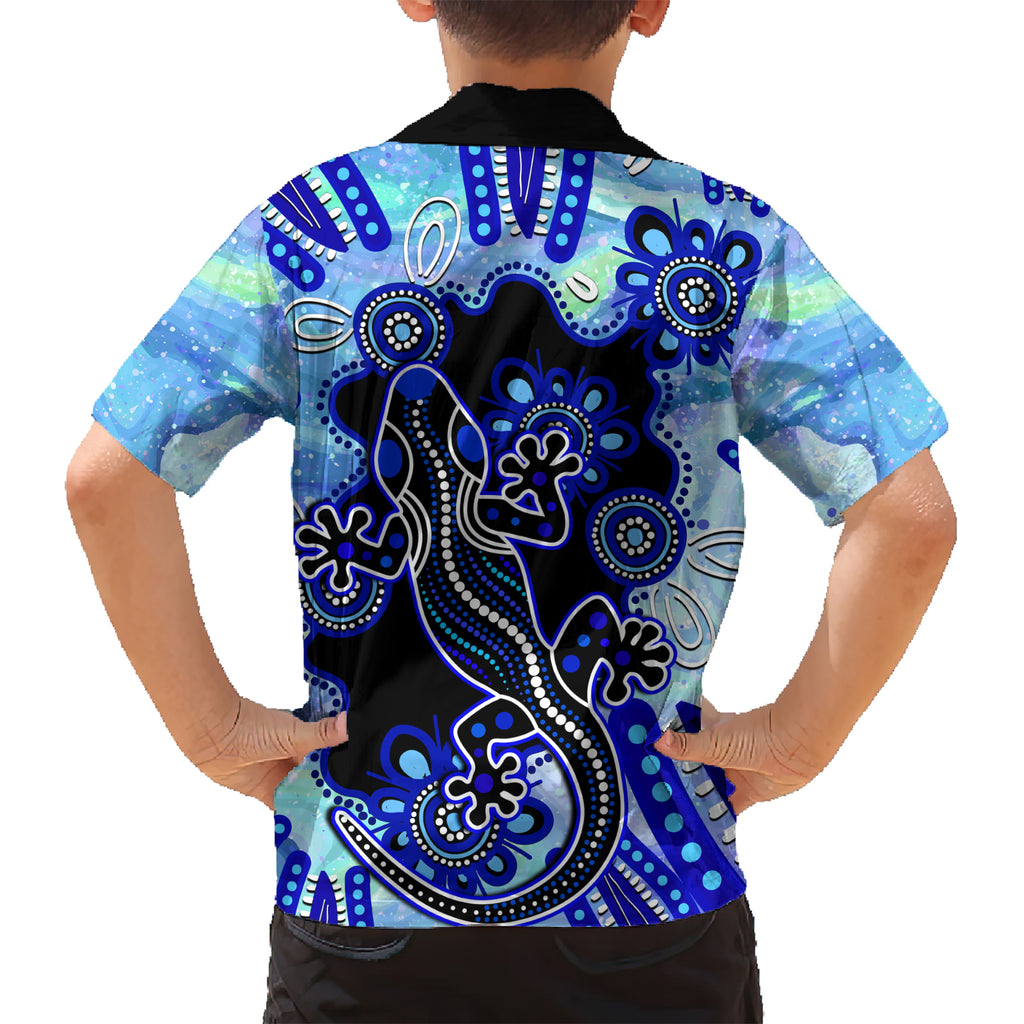 australia-kid-hawaiian-shirt-aussie-opal-pattern-with-lizard-aboriginal-art-turquoise