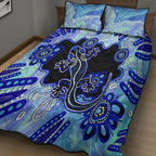 australia-quilt-bed-set-aussie-opal-pattern-with-lizard-aboriginal-art-turquoise