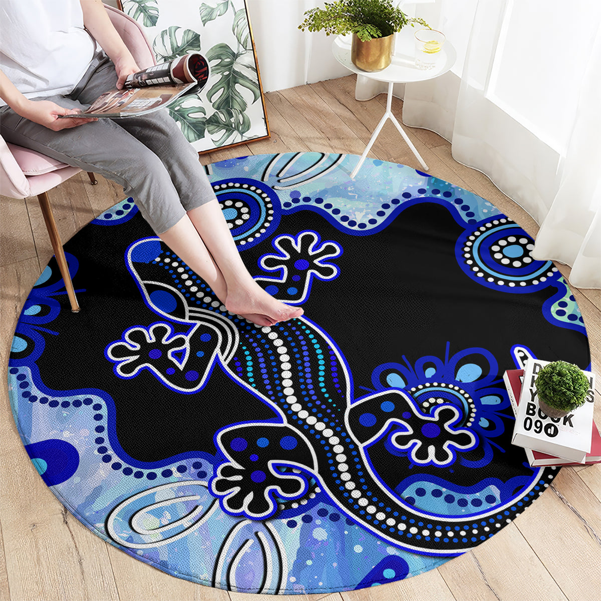 australia-round-carpet-aussie-opal-pattern-with-lizard-aboriginal-art-turquoise