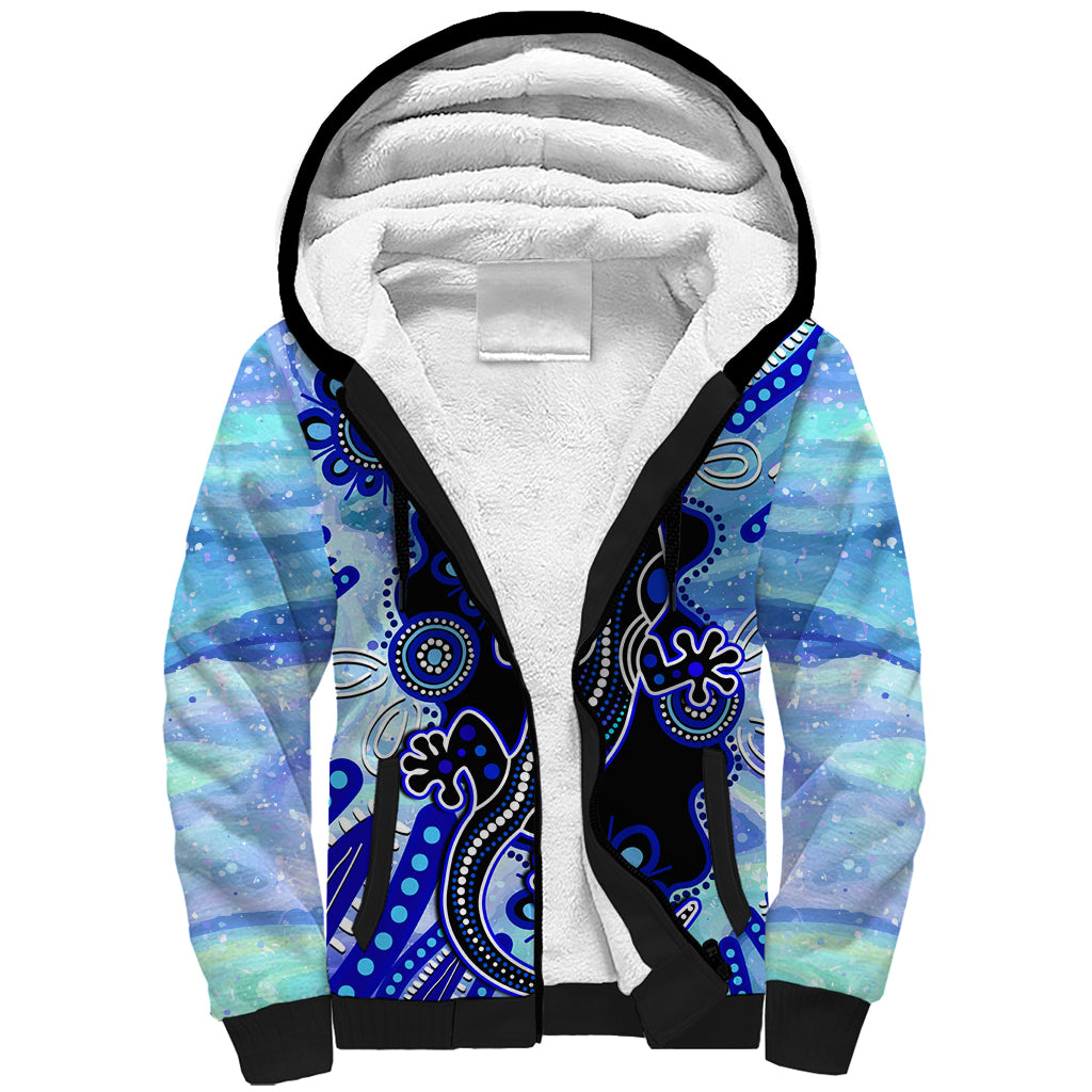 australia-sherpa-hoodie-aussie-opal-pattern-with-lizard-aboriginal-art-turquoise