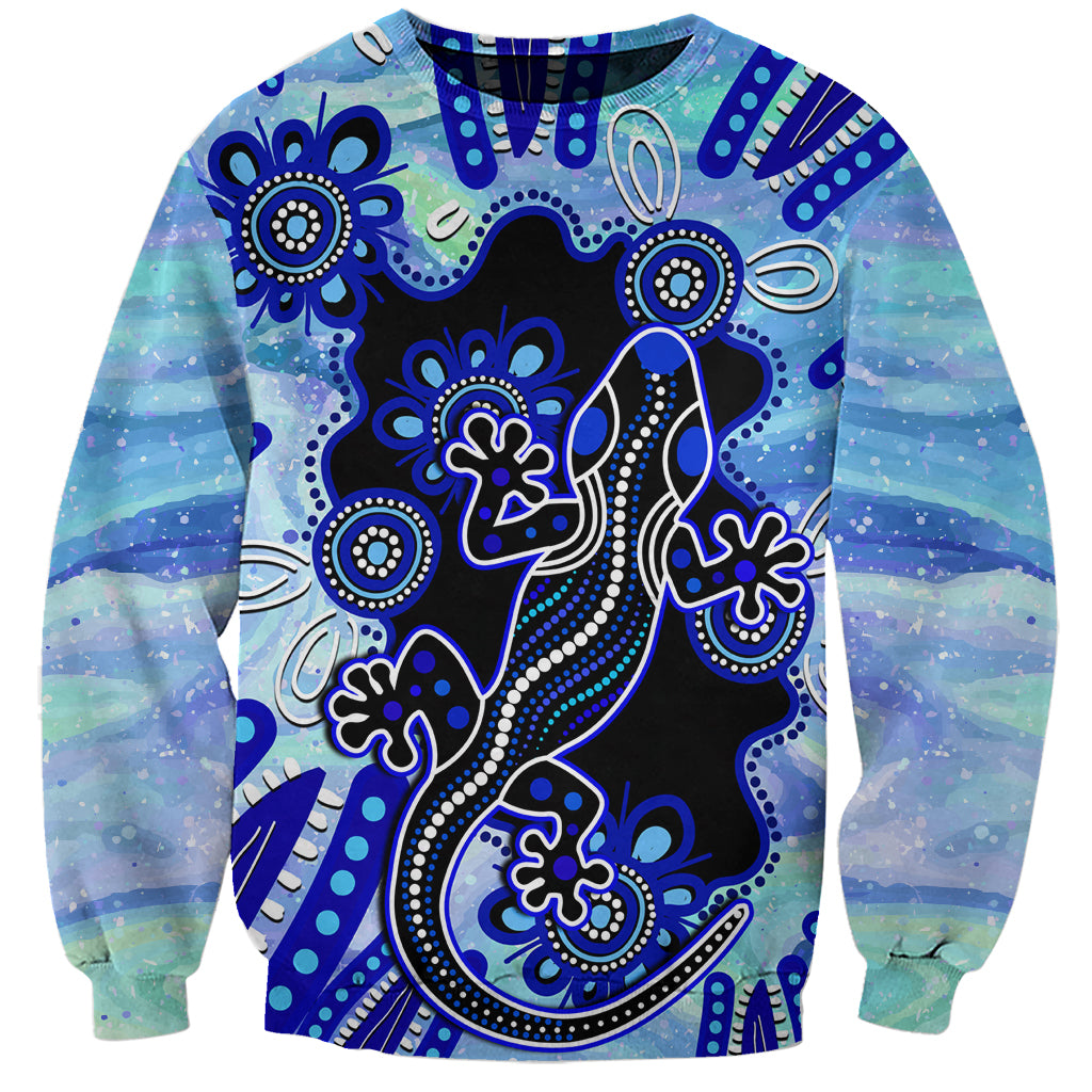 australia-sweatshirt-aussie-opal-pattern-with-lizard-aboriginal-art-turquoise