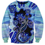 australia-sweatshirt-aussie-opal-pattern-with-lizard-aboriginal-art-turquoise