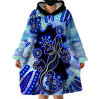 australia-wearable-blanket-hoodie-aussie-opal-pattern-with-lizard-aboriginal-art-turquoise