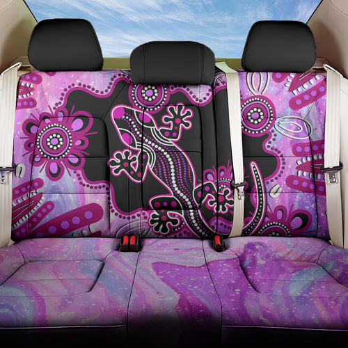 australia-back-car-seat-cover-aussie-opal-pattern-with-lizard-aboriginal-art-pink