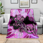 australia-blanket-aussie-opal-pattern-with-lizard-aboriginal-art-pink