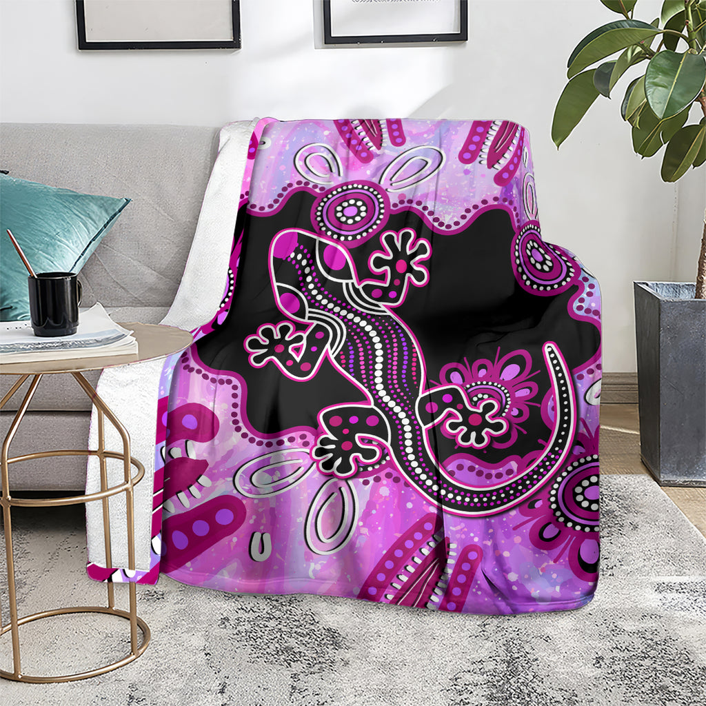 australia-blanket-aussie-opal-pattern-with-lizard-aboriginal-art-pink