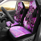 Australia Car Seat Cover Aussie Opal Pattern With Lizard Aboriginal Art - Pink LT14