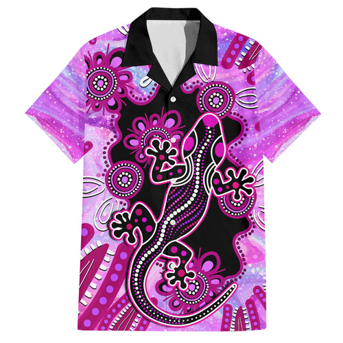 australia-hawaiian-shirt-aussie-opal-pattern-with-lizard-aboriginal-art-pink