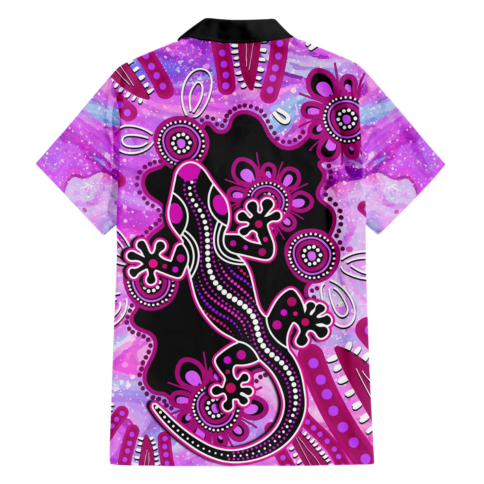 australia-hawaiian-shirt-aussie-opal-pattern-with-lizard-aboriginal-art-pink