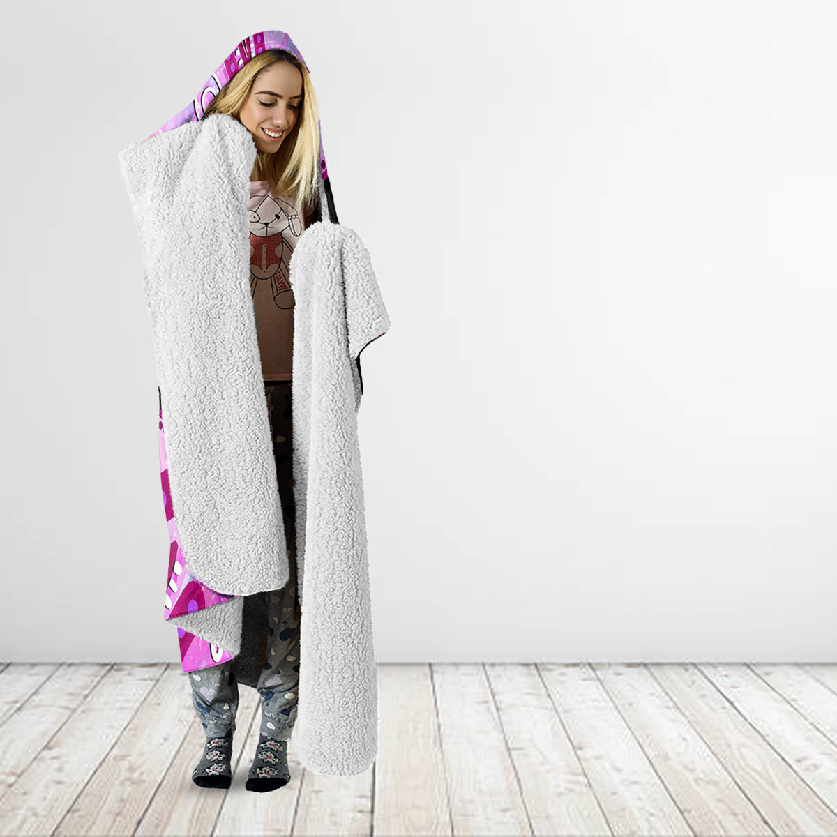 australia-hooded-blanket-aussie-opal-pattern-with-lizard-aboriginal-art-pink