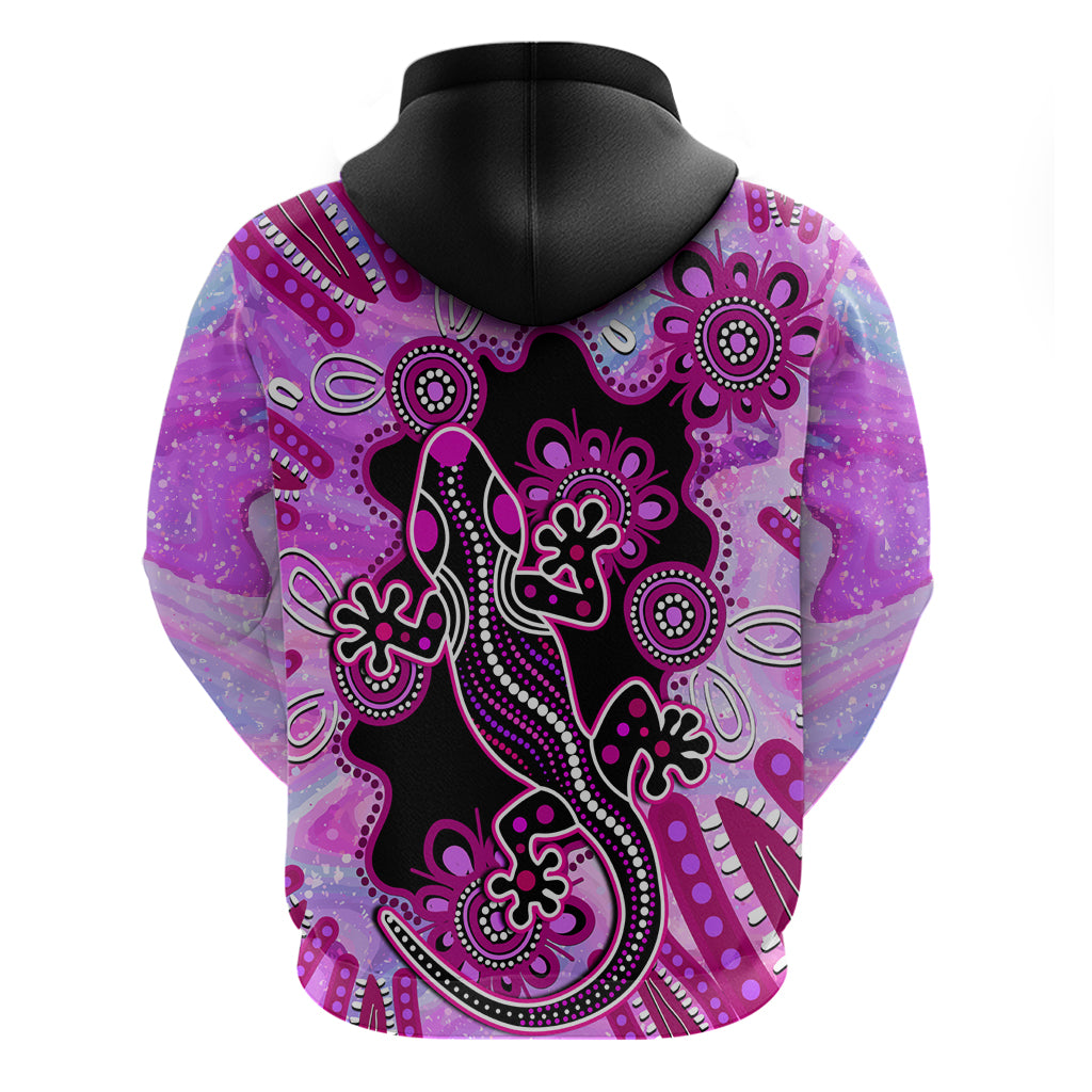 australia-hoodie-aussie-opal-pattern-with-lizard-aboriginal-art-pink