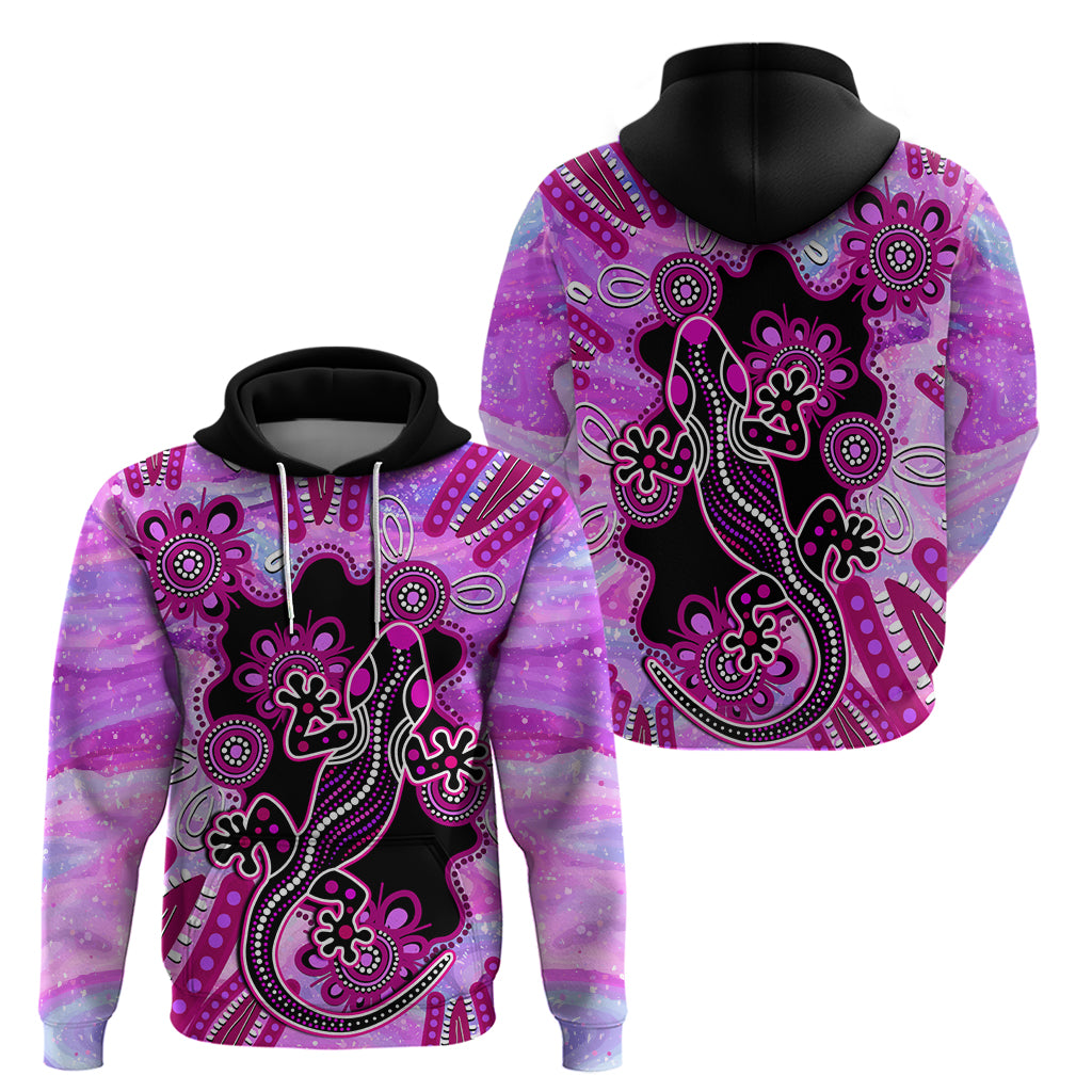 australia-hoodie-aussie-opal-pattern-with-lizard-aboriginal-art-pink