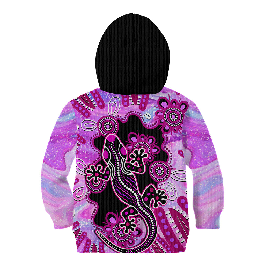 australia-kid-hoodie-aussie-opal-pattern-with-lizard-aboriginal-art-pink