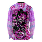 australia-long-sleeve-shirt-aussie-opal-pattern-with-lizard-aboriginal-art-pink