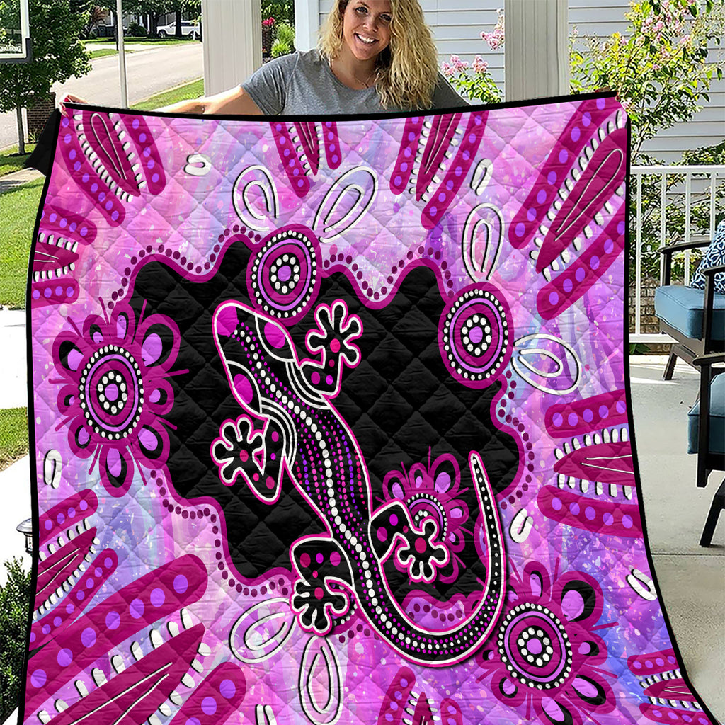 australia-quilt-aussie-opal-pattern-with-lizard-aboriginal-art-pink