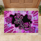 australia-rubber-doormat-aussie-opal-pattern-with-lizard-aboriginal-art-pink