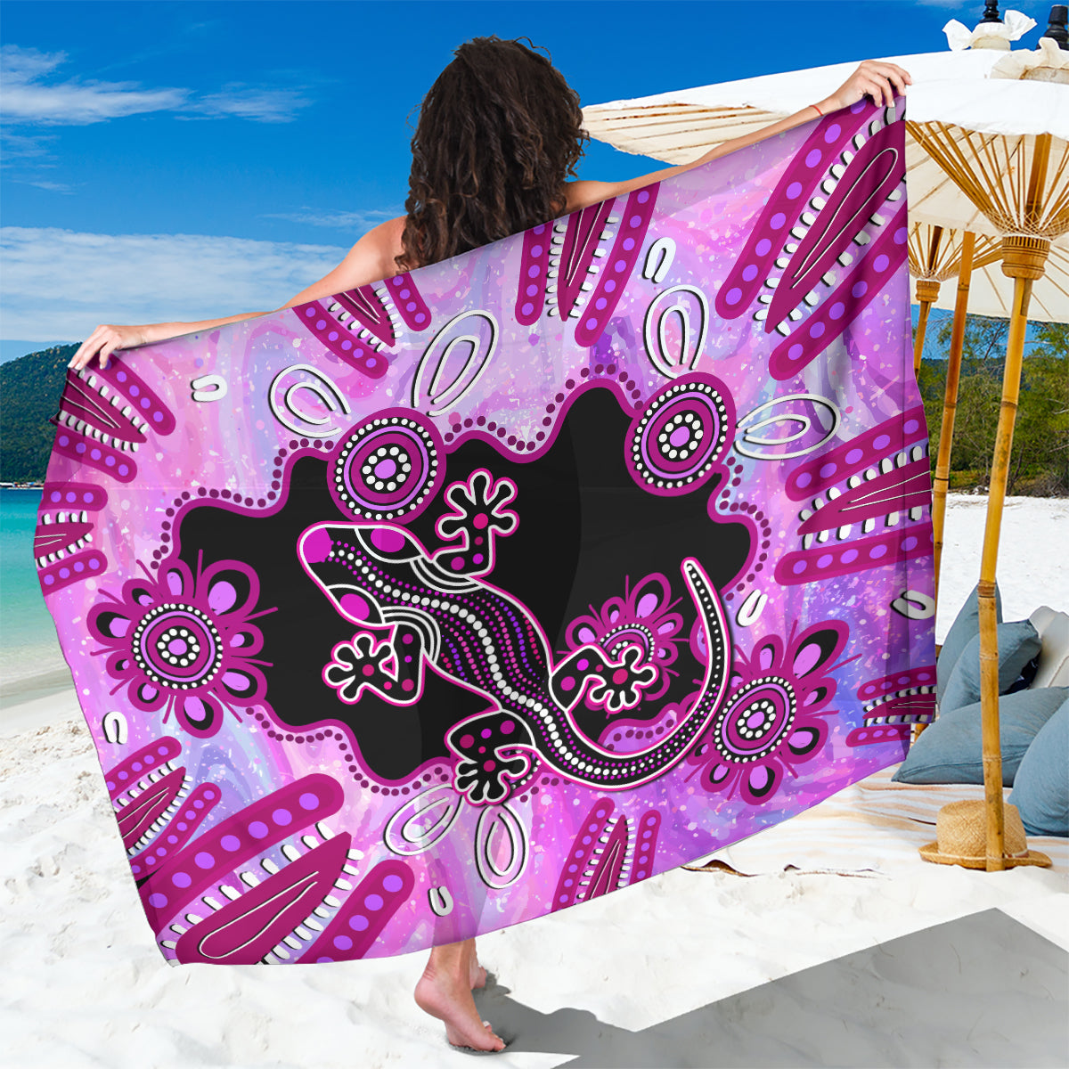australia-sarong-aussie-opal-pattern-with-lizard-aboriginal-art-pink