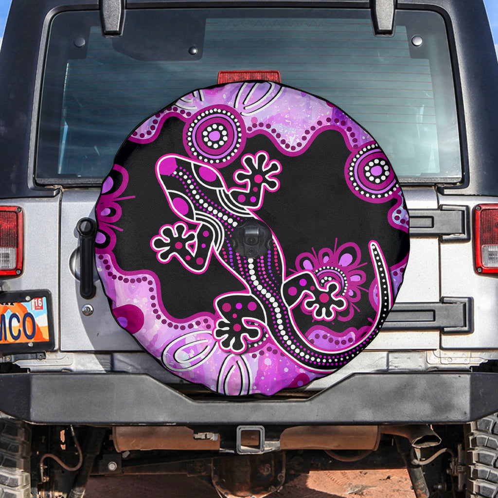 australia-spare-tire-cover-aussie-opal-pattern-with-lizard-aboriginal-art-pink