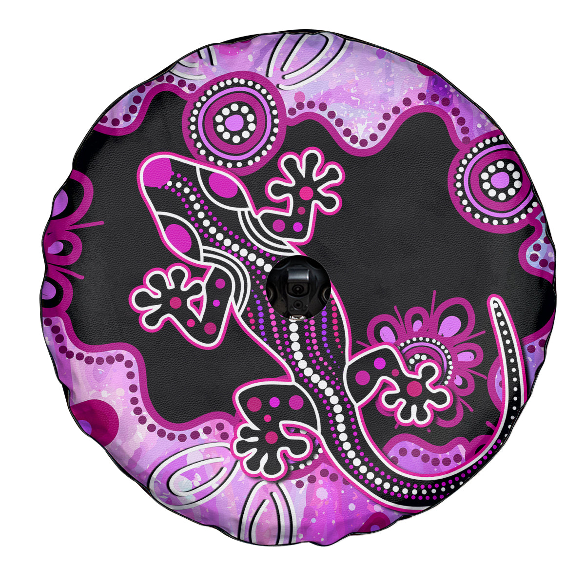 australia-spare-tire-cover-aussie-opal-pattern-with-lizard-aboriginal-art-pink