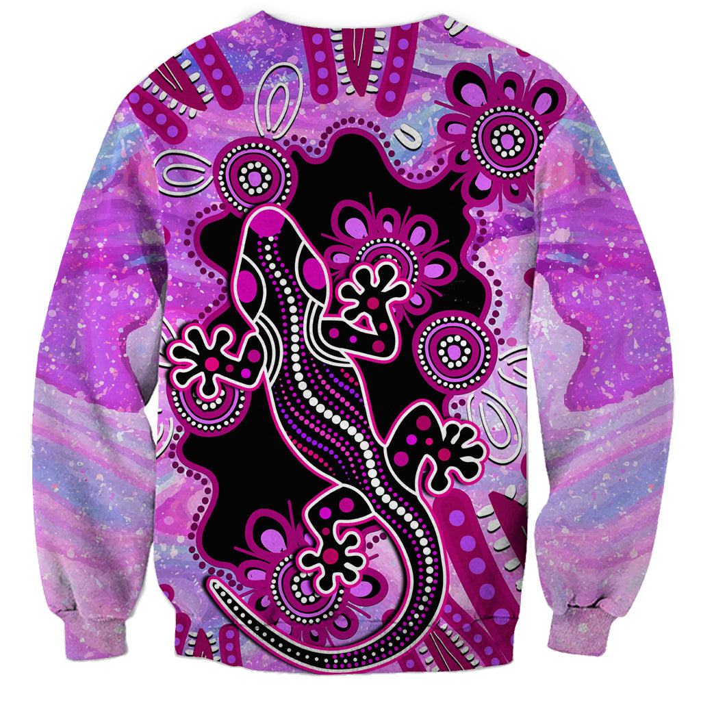 australia-sweatshirt-aussie-opal-pattern-with-lizard-aboriginal-art-pink