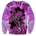 australia-sweatshirt-aussie-opal-pattern-with-lizard-aboriginal-art-pink