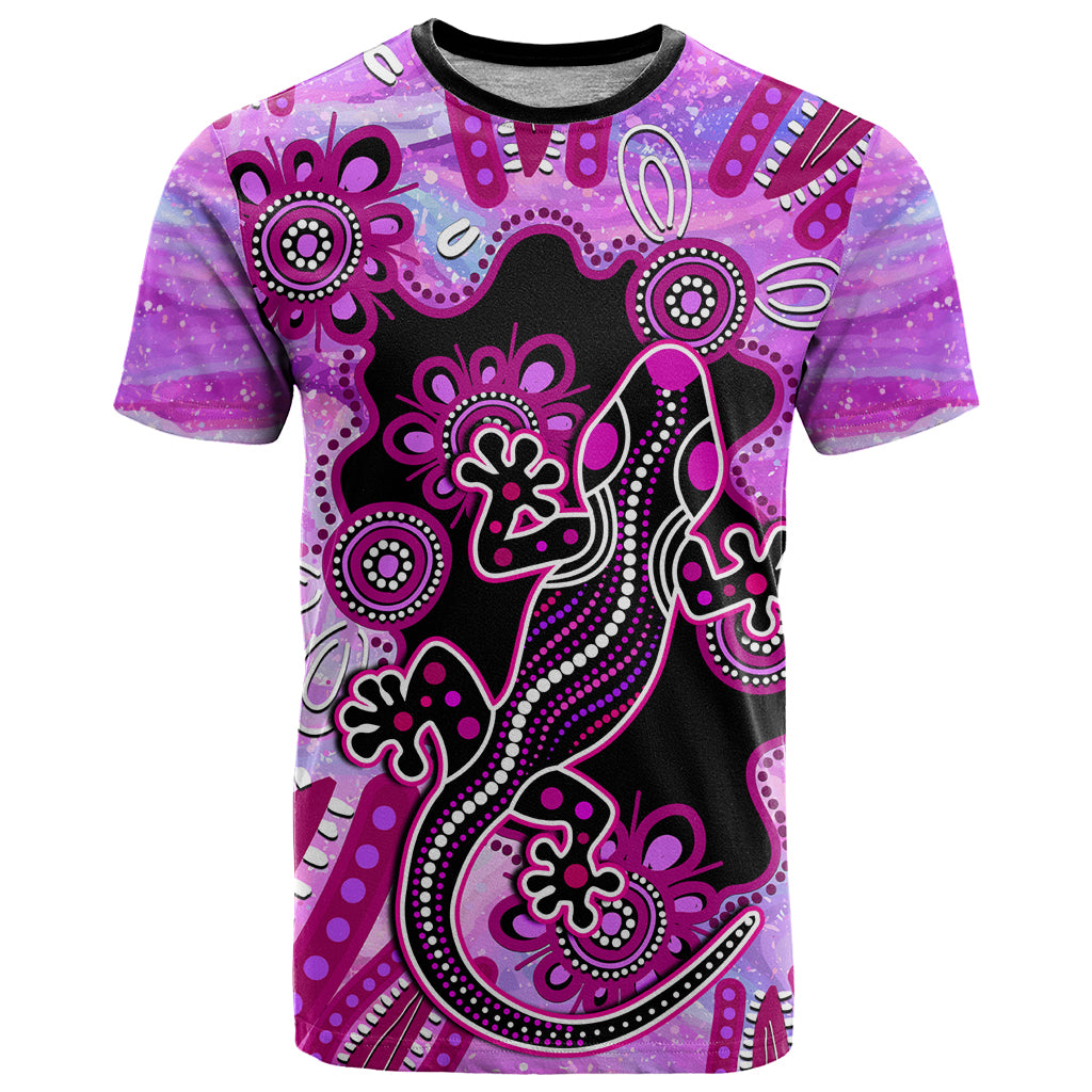 australia-t-shirt-aussie-opal-pattern-with-lizard-aboriginal-art-pink