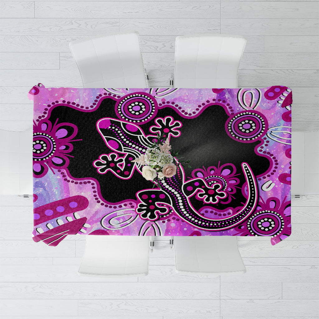 australia-tablecloth-aussie-opal-pattern-with-lizard-aboriginal-art-pink