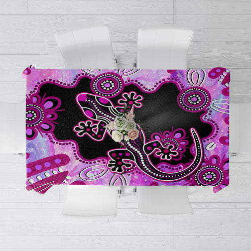australia-tablecloth-aussie-opal-pattern-with-lizard-aboriginal-art-pink