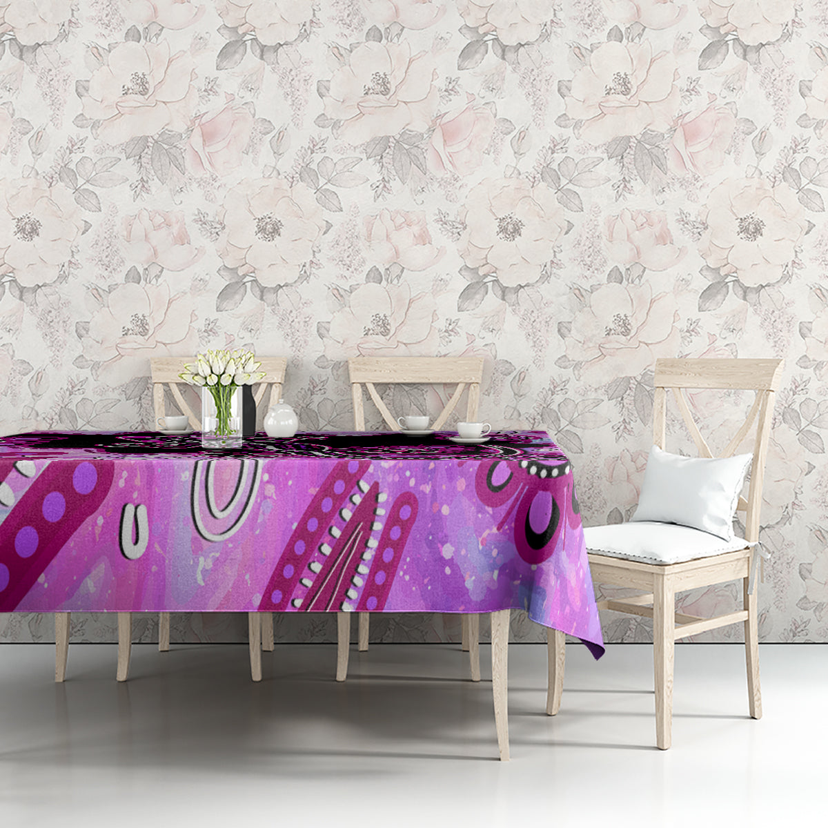 australia-tablecloth-aussie-opal-pattern-with-lizard-aboriginal-art-pink