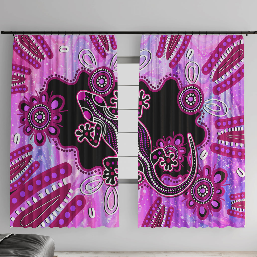 australia-window-curtain-aussie-opal-pattern-with-lizard-aboriginal-art-pink