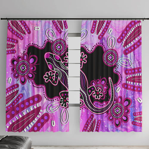 australia-window-curtain-aussie-opal-pattern-with-lizard-aboriginal-art-pink