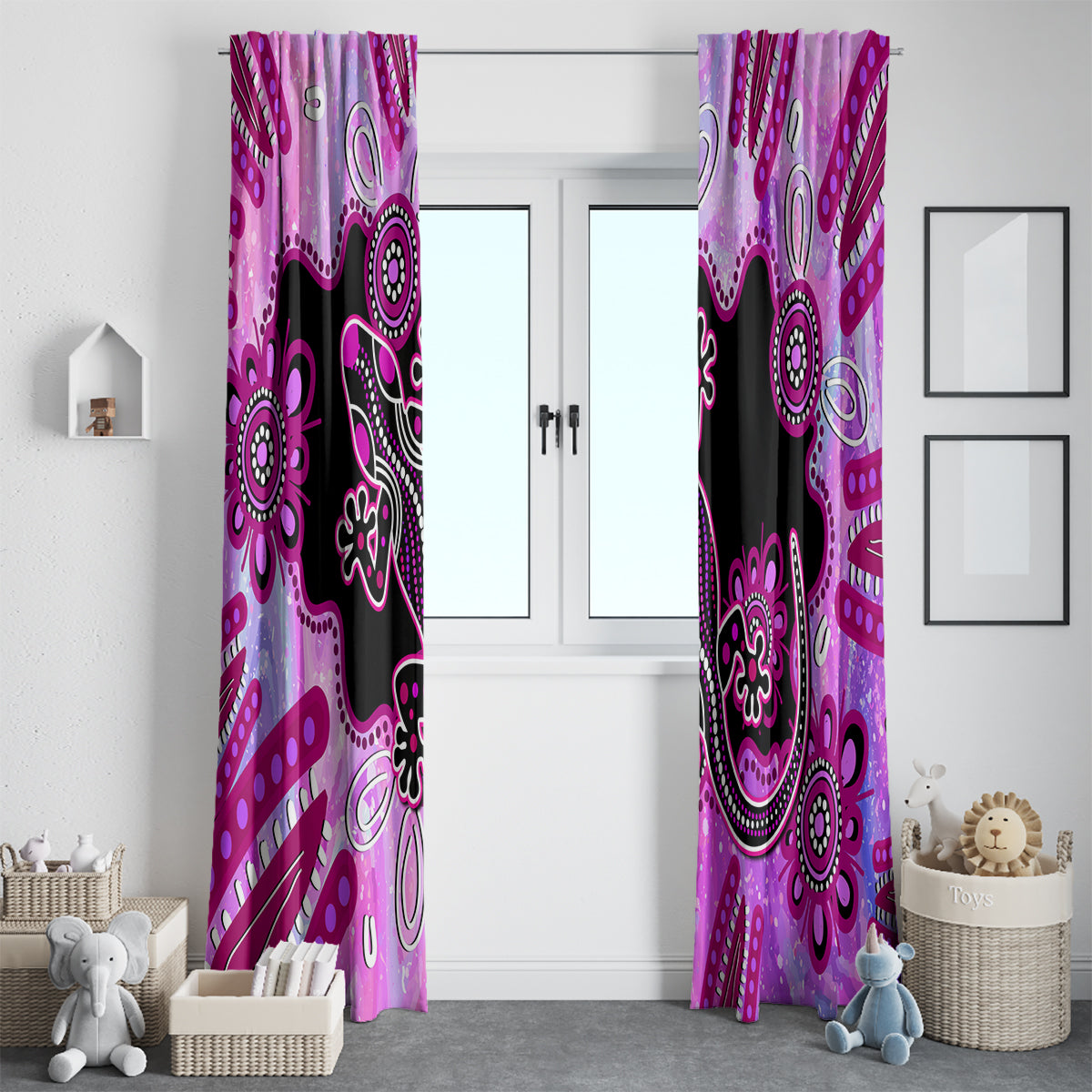australia-window-curtain-aussie-opal-pattern-with-lizard-aboriginal-art-pink
