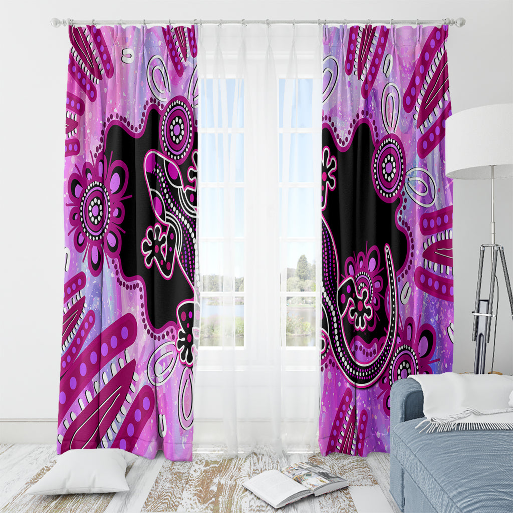 australia-window-curtain-aussie-opal-pattern-with-lizard-aboriginal-art-pink