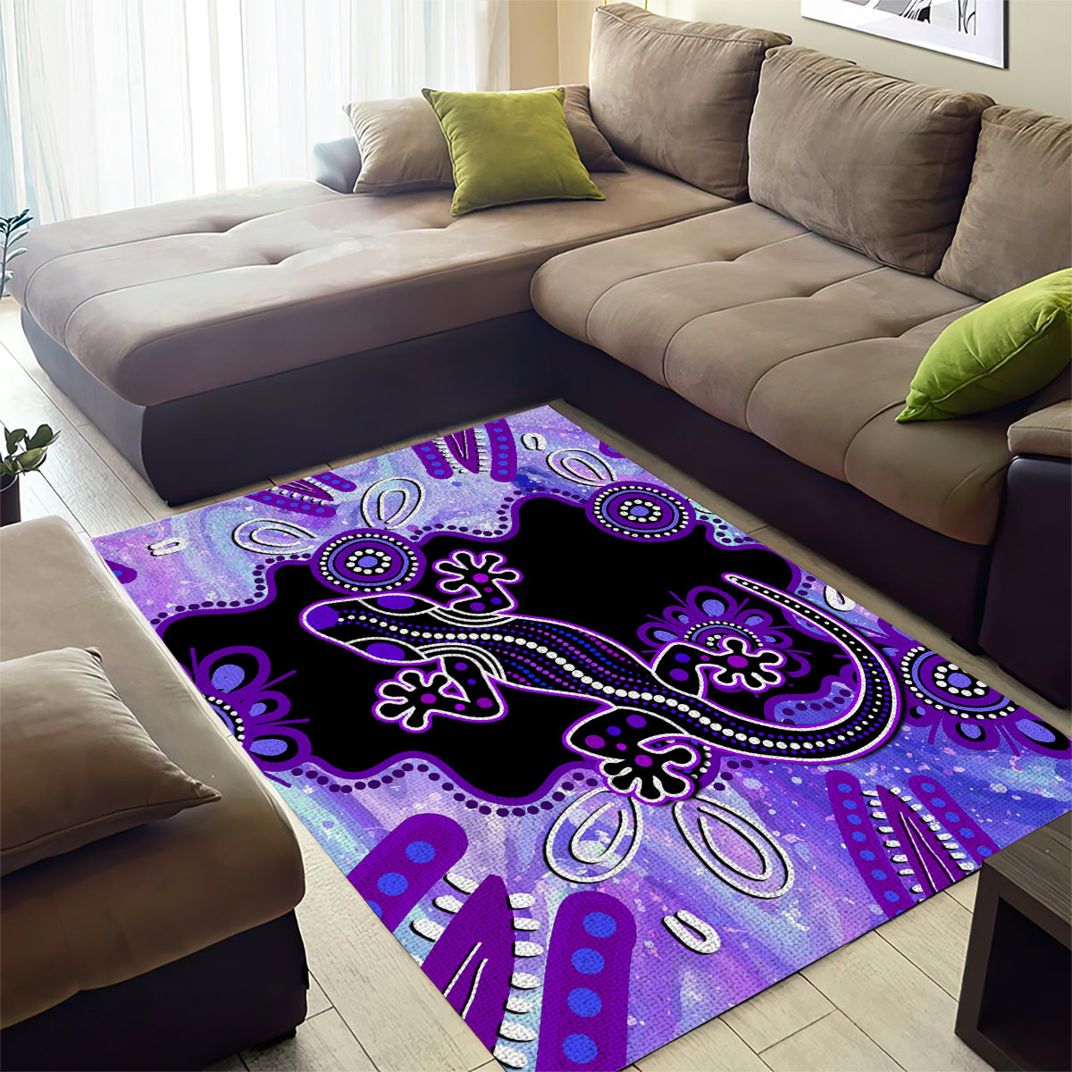 australia-opal-area-rug-aussie-lizard-with-aboriginal-art-purple
