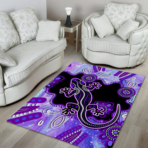 australia-opal-area-rug-aussie-lizard-with-aboriginal-art-purple